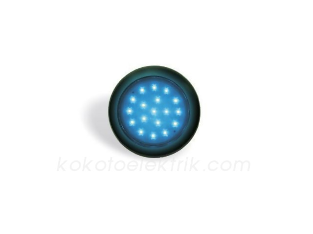 SANEL-SSL12W24 TAVAN LAMBA LEDLİ YUVARLAK BEYAZ 24 LEDLİ 