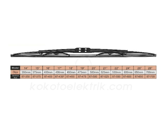 SENT-35 SİLGİ SÜPÜRGESİ 35CM-----------{14-------} SENTINEL  