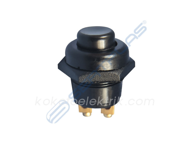 SERT-E8007S KORNA BUTONU BASMALI BUTON SİYAH 