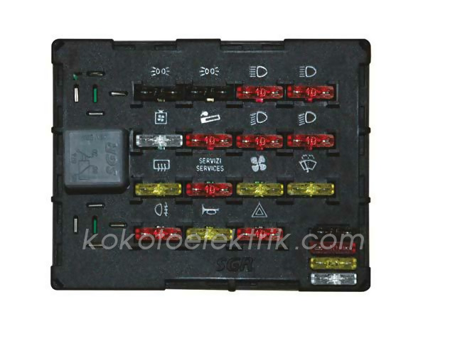 SGR-75204 SİGORTA KUTUSU UNO  64800204 AES75204 