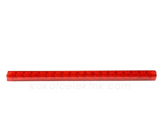 SIM-L0073K24 TAVAN LAMBA 24V  18 LEDLİ 50CM CAMLI KIRMIZI           3081LK 