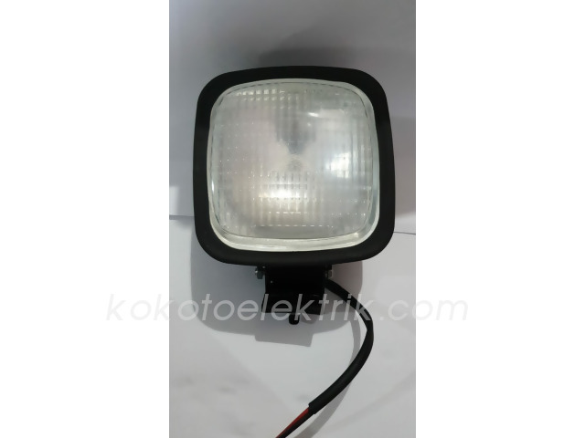 TAS-W080 SİS LAMBASI KARE ÇALIŞMA LAMBASI BEYAZ W075 W076 W077 W080 