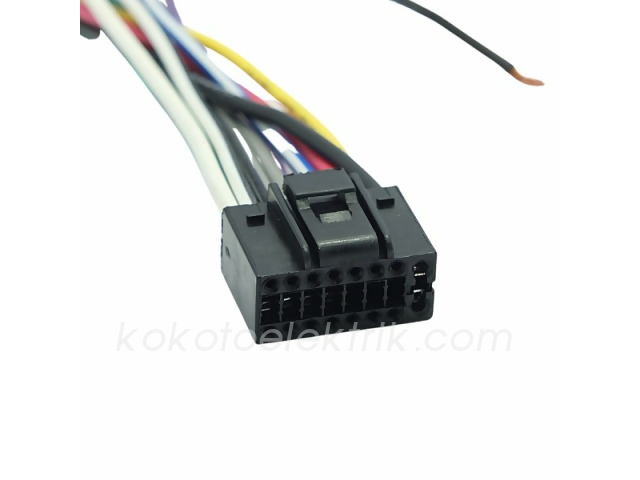 TES-16PINP TEYP SOKETİ  DİŞİ 16PİNLİ PIONER       16K          NOYI BİZ VERDİK 