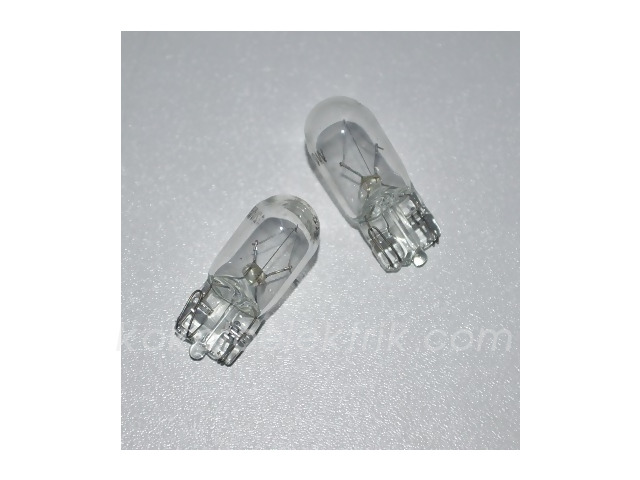 TETRA-A1007 12V DİPSİZ  AMPUL 5W  T10 