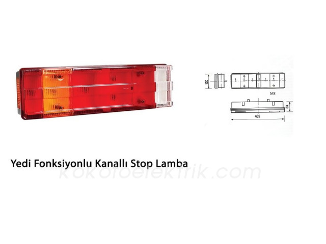 UCL-0122C STOP CAMI    7 FONKSİYONLU KANALLI   ÜÇLER 