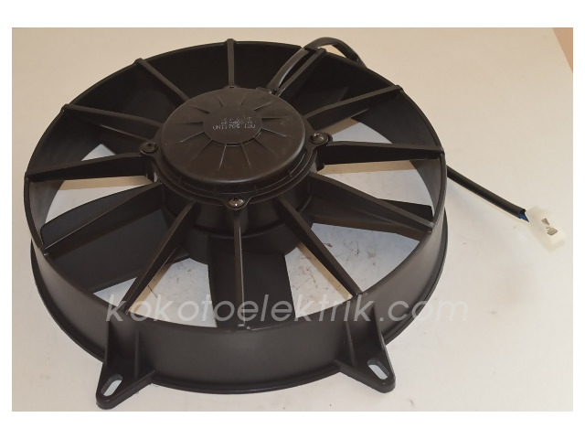 UNIP-EF4001A FAN MOTORU 12V 11 İNÇ KALIN EMİCİ 