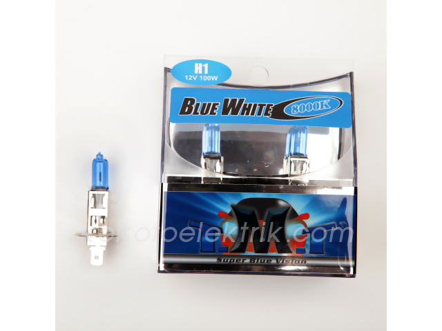 TMT-12150B 12V H1*****AMPUL 100W BEYAZ IŞIK 5000K  TMT 