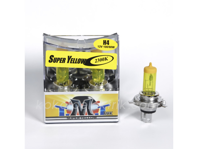 TMT-12193S 12V H4*****AMPUL 100W 43T SARI  IŞIK 2300K  TMT 