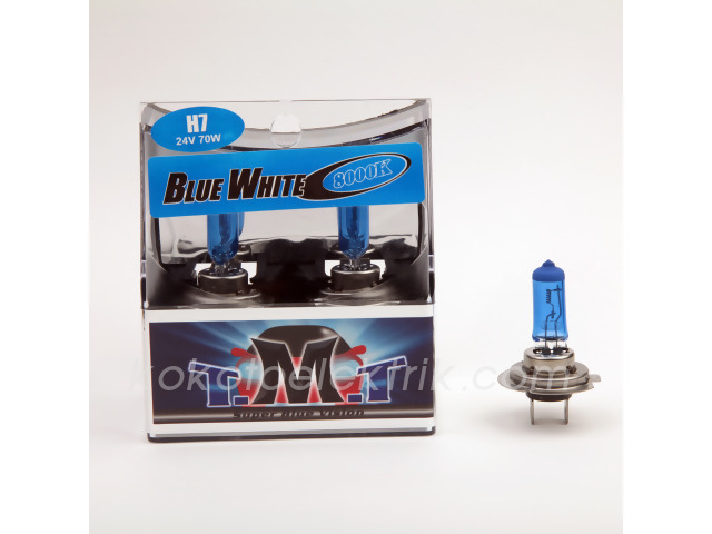 TMT-24215B 24V H7*****AMPUL 100W BEYAZ IŞIK 5000K  TMT 