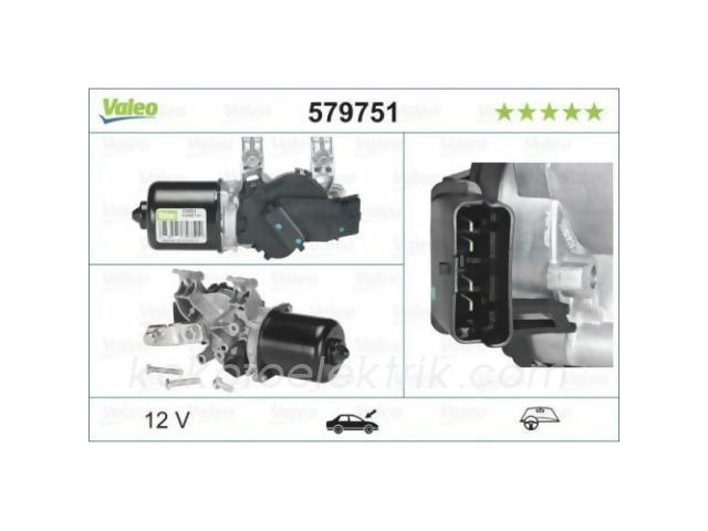 VAL-579751 SİLECEK MOTORU 12V NİSSAN QASHQAI     579751 