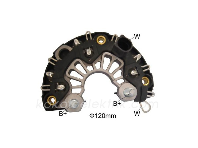 VRT-VBR0207 DİYOT TABLASI VW T4-CAREVELLA 120A DELTA SARGI 
