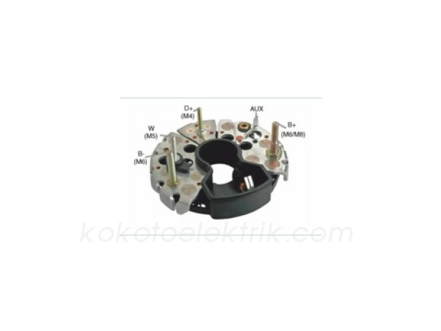 VRT-VBR0590 DİYOT TABLASI 120MMBOSCH TİP İVECO SCANIA MAN ISGOREN 11DIOTLU   RB63H IBR590 IBR989 REC   B63  B66 