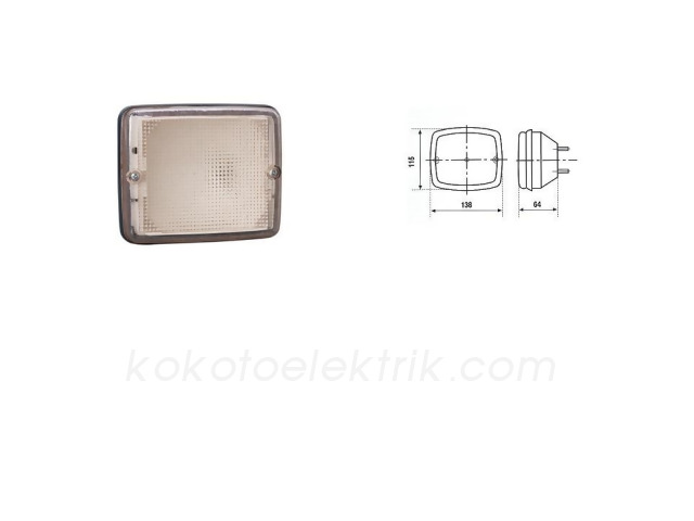 YUCE-YP14CB STOP CAMI  BEYAZ MERCEDES 304 403 M23  KARE   YUCE 