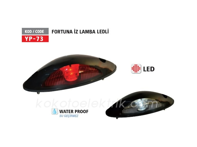 YUCE-YP73 TAMPON İZ LAMBA LEDLİ FORTUNA YM 