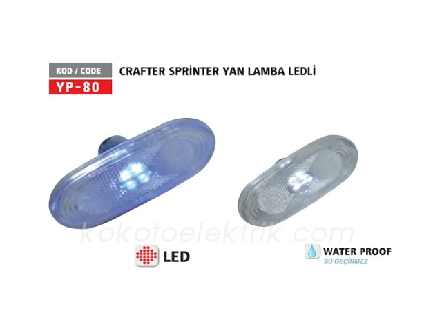 YUCE-YP80 YAN İŞARET LAMBA LEDLİ LAMBA CRAFTER SPRİNTER LT35 