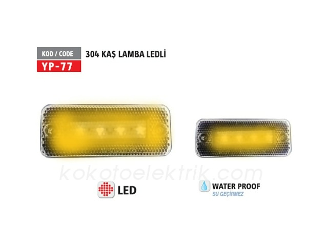 YUCE-YP77S KAŞ LAMBA LEDLİ SARI 
