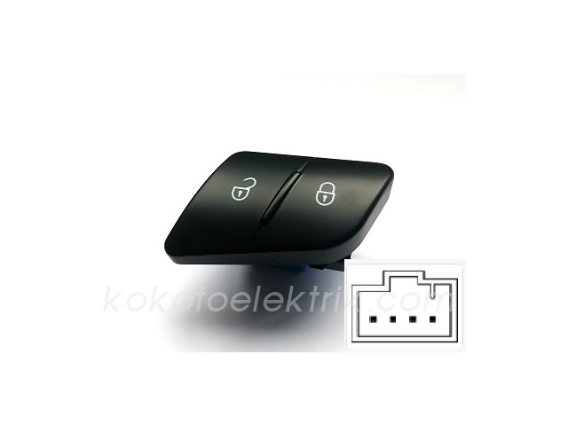 KRAW-AN2403 MERKEZİ KİLİT ANAHTARI VW PASSAT 06-11                               MCAR-AN2403 