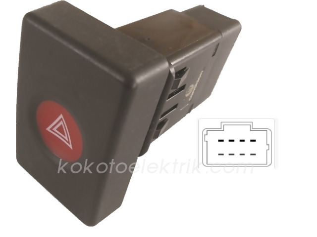 KRAW-AN760 DÖRTLÜ ANAHTARI 8 FİŞLİ DACİA  LOGAN    AN          MCAR-AN760  