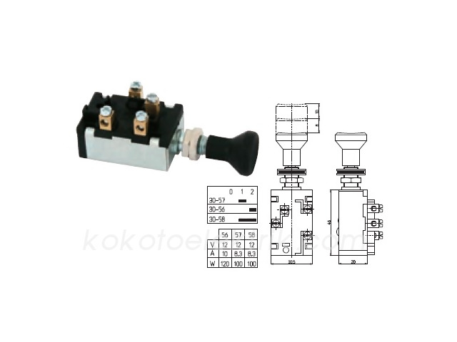 AKSA-11002 ÇİFT ÇEKME ANAHTAR                           AKSA  11-002 