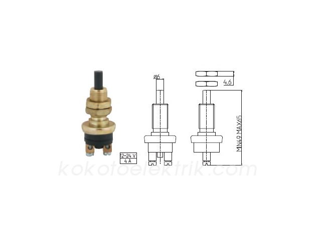 AKSA-08010 FREN MÜŞÜRÜ              FORD 5000 PLASTİK UÇLU 08-010 