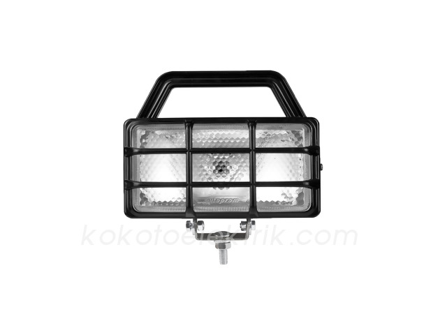 CERAY-712123 SİS LAMBASI KAFESLİ VE KULPLU ÇALIŞMA LAMBASI METAL GÖVDELİ 