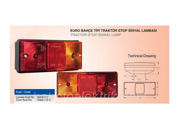 CERAY-6112 STOP LAMBA                     MF240 TİP KÜÇÜK ÜNİVERSAL 