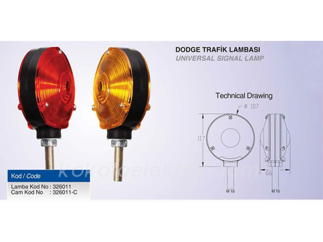 CERAY-326011SK TRAFİK LAMBA               DOÇ 